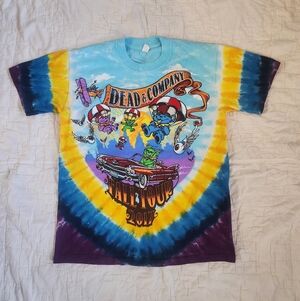 Grateful Dead & Company Fall Tour 2017 Official TieDye Shirt Bob Weir Size Small